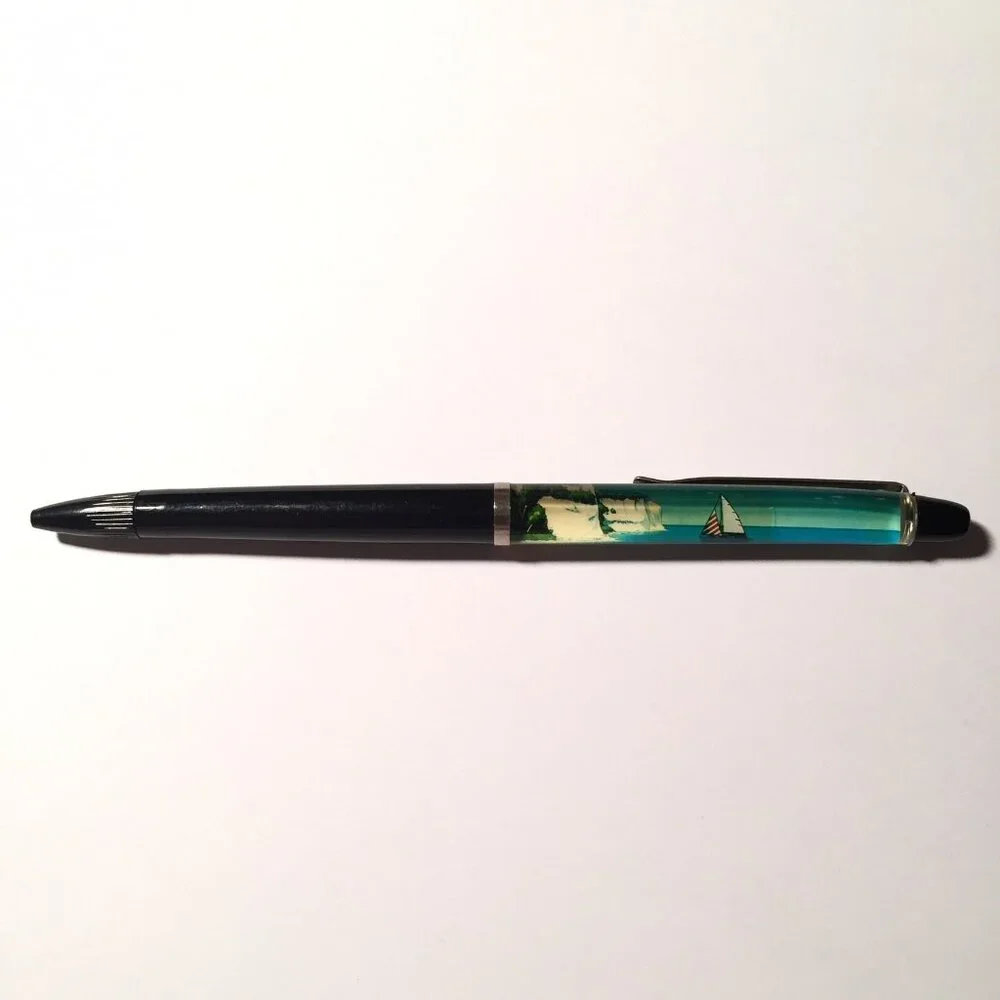 Mons Klint Denmark Floaty Pen Souvenir Promo Cliffs Beach Ocean Shoreline Nature